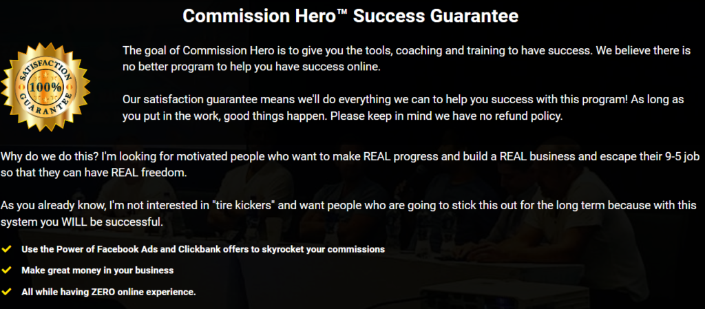 Who Should Invest In Commission Hero