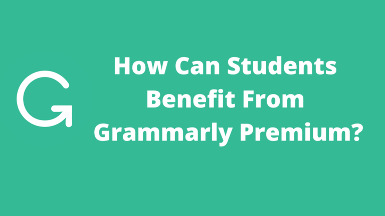 How can students benefit from grammarly premium