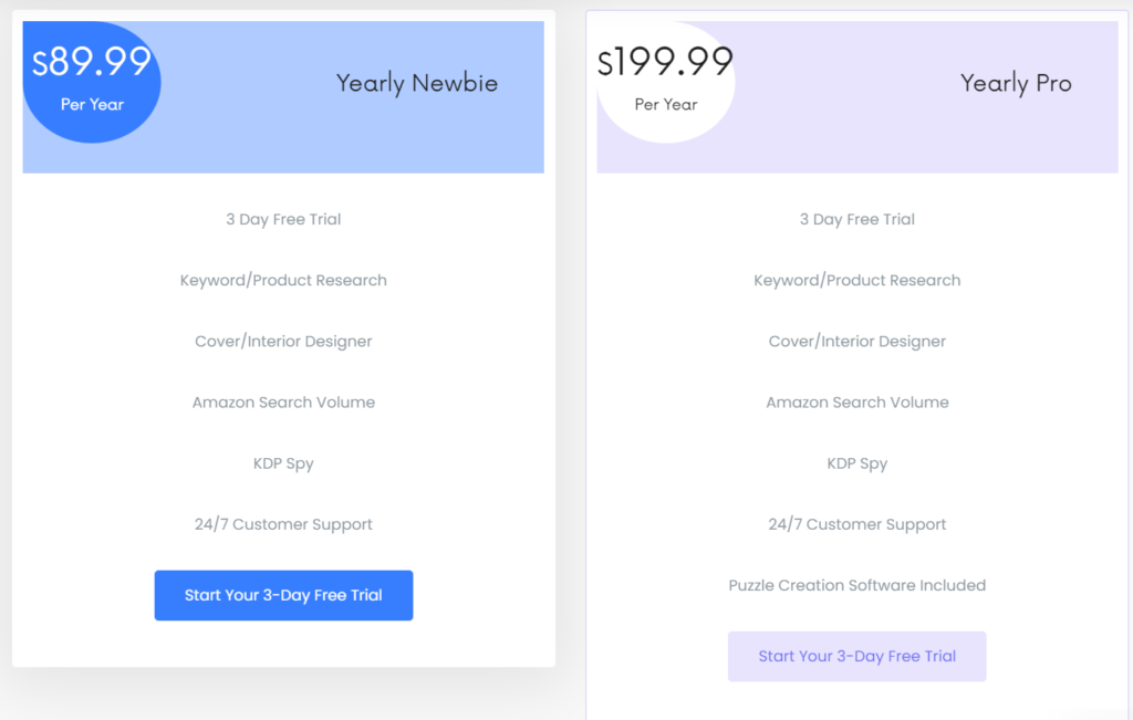 book bolt yearly pricing